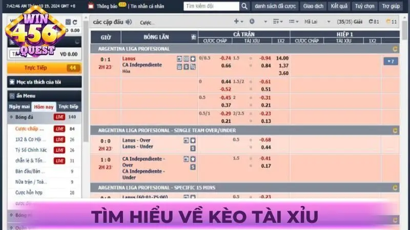 Tìm hiểu về kèo tài xỉu